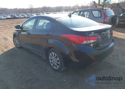 2013 Hyundai Elantra Gls из США, поврежденный, VIN 5NPDH4AE3DH213500
